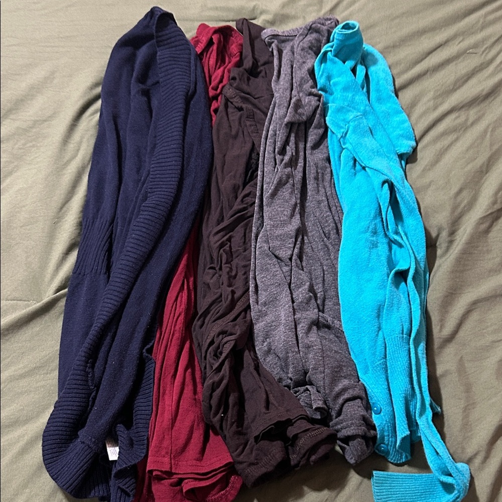Colorful Cardigan Set